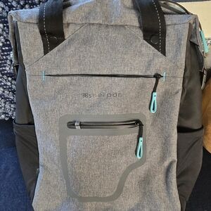 Sherpani Gray & Teal Men’s Everyday Backpack